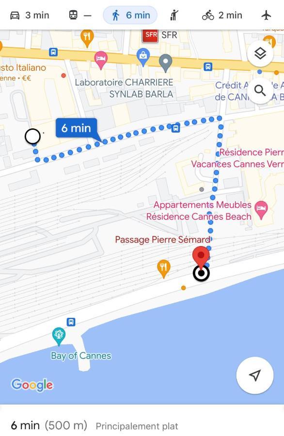 קאן Appartement A 2 Pas De La Mer מראה חיצוני תמונה